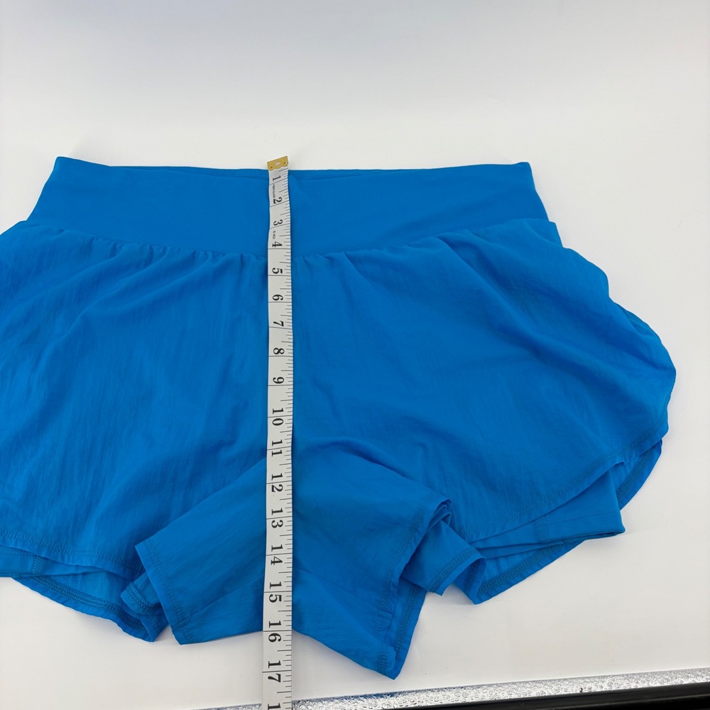 All in Motion Womens XXL Blue 2-in-1 Athletic Shorts Built-in Liner Pocket - Picture 6 of 7